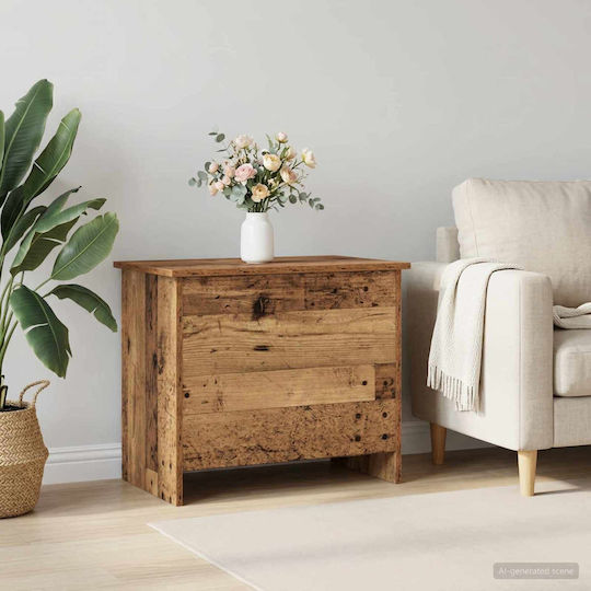vidaXL Διακοσμητικό Μπαούλο Ξύλινο Καφέ 60x40x50εκ.