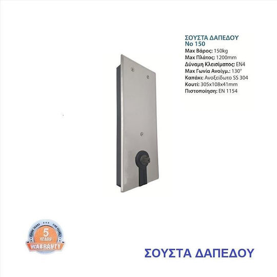 Import Hellas Türschließer Silber