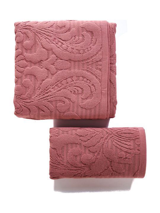 Comfort Set of Bath Towels 2 pcs Red