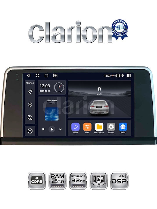 Clarion Gl31350 OEM Multimedia Car Screen BMW Series 3 2010 > F30 F31 F34 F35 F80 BMW Series 4 2013 > F32 F33 F36 F83 NBT System CarPlay Android Auto BT GPS WiFi GPRS