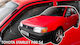 Heko Window Wind Deflectors Toyota Starlet P80 1989 > 1996 5 Door Acrylic Tinted 4 Pcs Wind Set29693 Wind Set29693