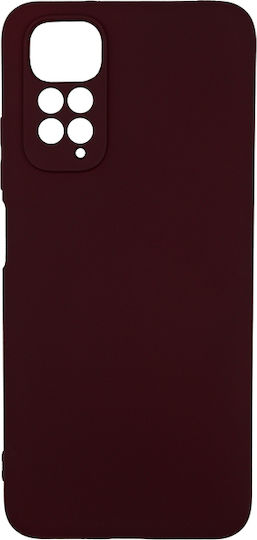 Θήκη Xiaomi Redmi Note 11 Pro 4g-5g / Note 12 Pro 4g Silky And Soft Μπορντό Σκούρο Με Προστασία Κάμερας