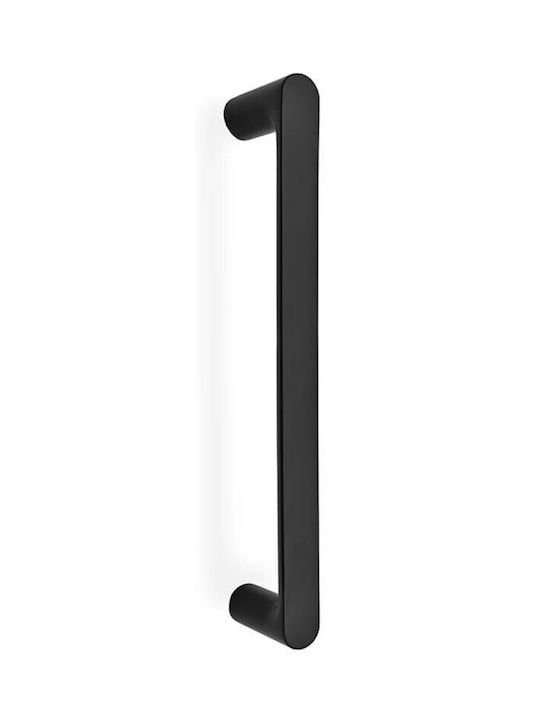 Convex Front Door Handle 1905 Pair 272mm Matte Black
