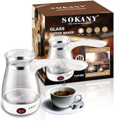 Sokany Ηλεκτρικό Μπρίκι 600W με Χωρητικότητα 400ml Λευκό Sokany Ηλεκτρικό Μπρίκι 600W με Χωρητικότητα 400ml Λευκό
