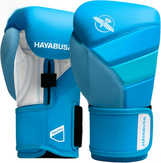 Hayabusa Γάντια Πυγμαχίας Δερμάτινα για Αγώνα Μπλε