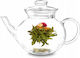 White Blooming Tea Green Tea Gold Bar Evening Jasmine