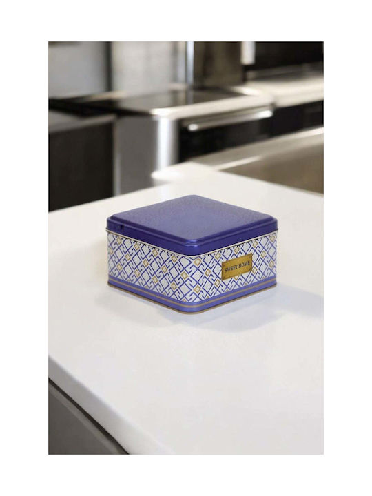 SteweHome General Use Vase with Lid Metallic White 16x16cm