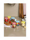 SteweHome Set of 6 General Use Jars with Lid and Stand Glass 40ml
