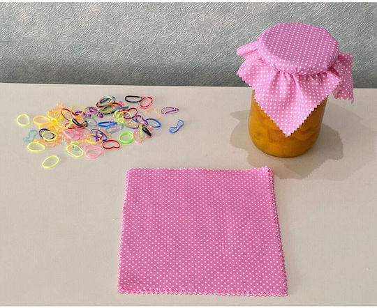 SteweHome Fabric Pink Placemats 25 Pieces