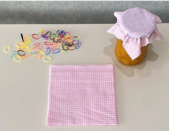 SteweHome Fabric Pink Placemats 25 Pieces