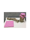 SteweHome Fabric Pink Placemats 17x17cm