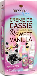 Messinian Spa Creme De Cassis & Sweet Vanilla Travel Set για Ενυδάτωση