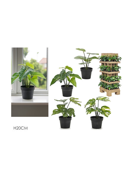Potted Vase Synthetic Plant 20cm 665099