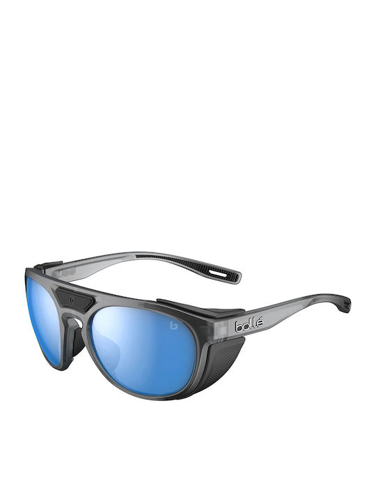 Bolle 135 Unisex Sonnenbrillen mit Grauem Rahme...