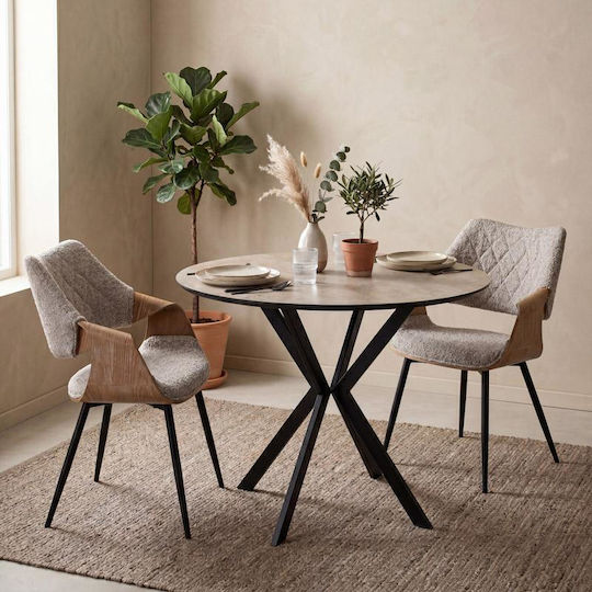 Round Dining Room Cosmos 90x90cm