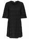 Sommer Mini Damenkleid Schwarz