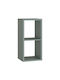 Wall Mounted Wooden Green Bookcase 38x33x73cm