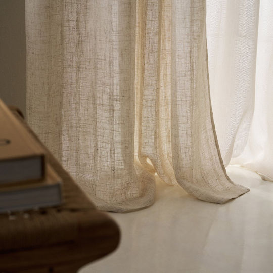 Gofis Home Linen with Pencil Pleat Linen 705x295cm Gofis Home Linen with Pencil Pleat Linen 705x295cm