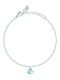 La Petite Story Women's Bracelet with Heart Design in Silver with Zircon