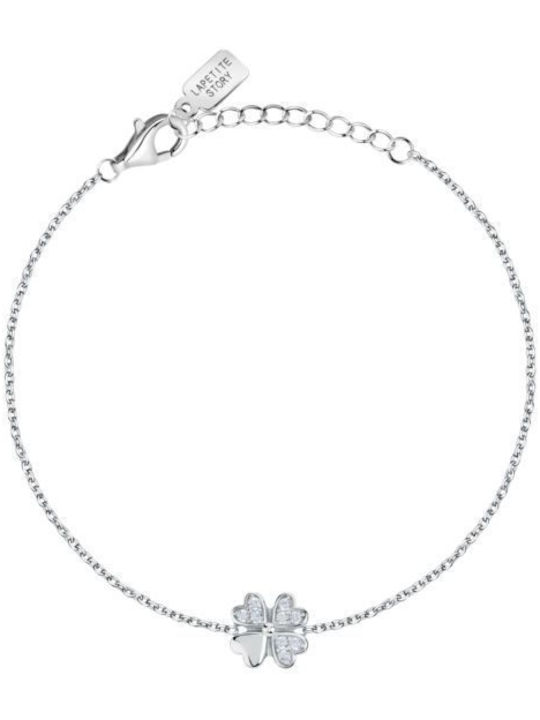 La Petite Story Women's Silver Bracelet with Zircon