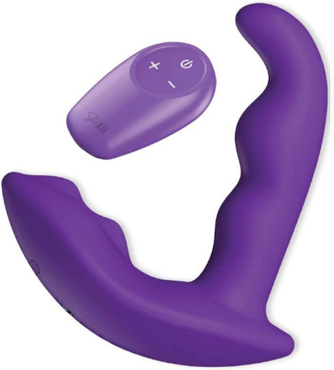 She.e.o Drehbare Anal Plug mit Kabelloser Funktion und Vibration Set Lila