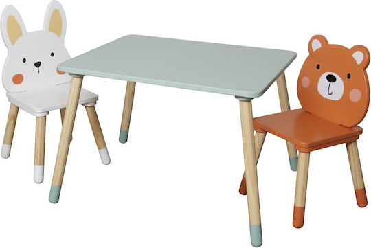 Emporio Collection Kinder Tische mit Stühlen für Malerei aus Holz