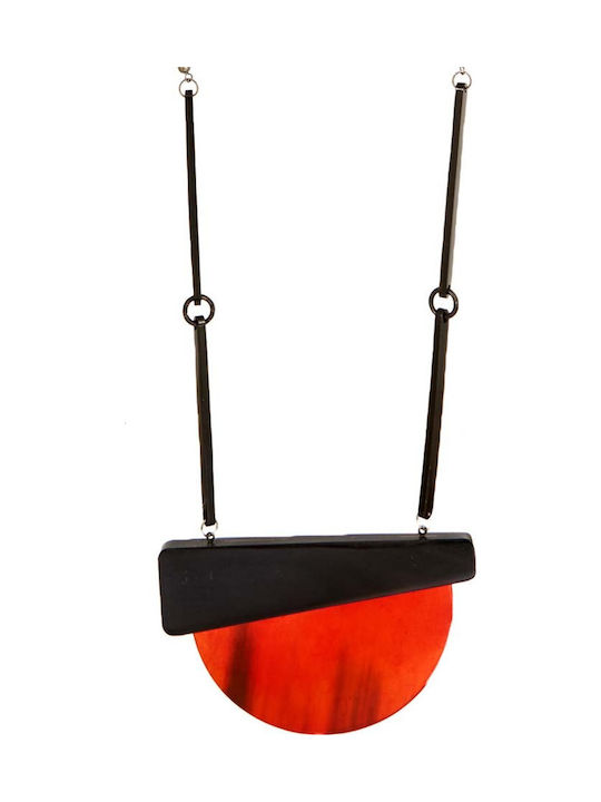 Bohemian Handgemachtes Halskette Imani Orange Bohemian Handgemachtes Halskette Imani Orange