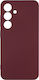 Θήκη Samsung Galaxy S24 Silky And Soft Touch Silicone Μπορντό Σκούρο Με Προστασία Κάμερας