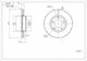Disc De Frână Partea Din Față Ford Focus C-Max 1.6-1.8 03 1223663