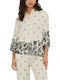 Long Sleeve Women's Shirt Beige