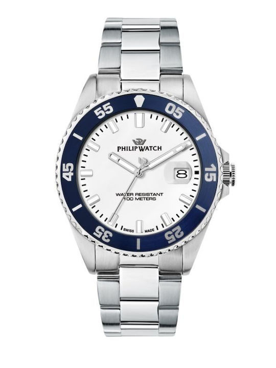 Philip Watch Caribe Sport Ceas Bărbați 42mm Bat...