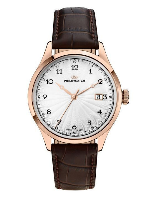 Philip Watch Men's Watch 40mm Battery with Brow...