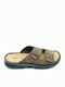 Leather Men's Sandals In Brown Colour