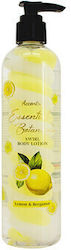 Accentra Lemon & Bergamot Essential Botanicals Body Milk Body Lotion 300ml