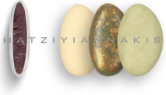 CHatzigiannakis Bijoux Supreme Sugared Almonds in Standard Shape with Chocolate Flavour Multicolour 1000gr