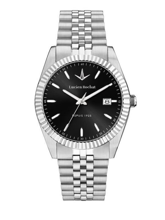 Men's Watch 41mm Battery with Silver Stainless Steel Bracelet