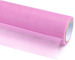 Smooth Tüll Pulver Rosa 30cm x 9m 1 Stück