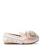 Mocasini dama in culoare argintie