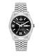 Men's Watch 41mm Battery with Silver Stainless Steel Bracelet