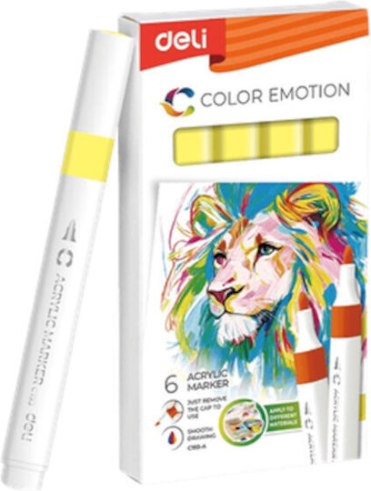 Deli Acrylic Marker Canary Yellow