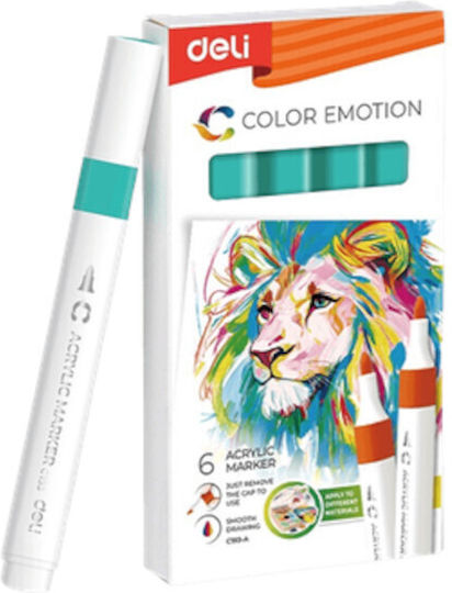 Deli Acrylic Marker Cyan Blue