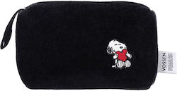 Frottee Kulturbeutel Sweet Snoopy Schwarz