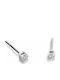 Chrilia Earrings from 9K White Gold with Stones