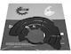 Jeep Grand Cherokee Wk1 Commander Xk Xh Front Left Brake Disc Protector 52090433ac