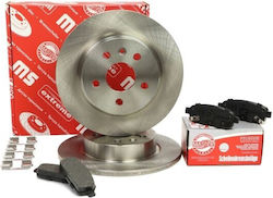 Rear Brake Discs Pads Set Chevrolet Cruze Astra J Mokka Mokka X 13473427