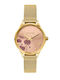 Oui & Me Women's Watch 28mm Battery with Gold Metal Bracelet