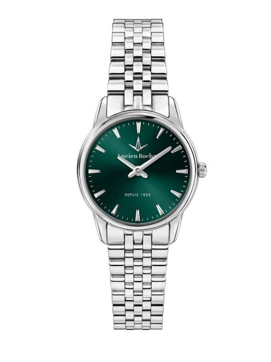 Lucien Rochat Womens Watch 28mm Battery With Silver Metal Bracelet