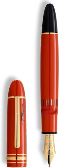 MontBlanc Writing Pen Set Red with Red Ink