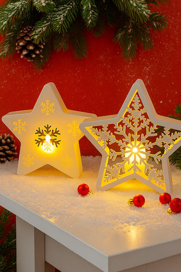 SteweHome Weihnachtskerze Weiß