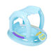 Swimtrainer Life Jacket with Diameter 70cm and Sunshade Blue Swimtrainer